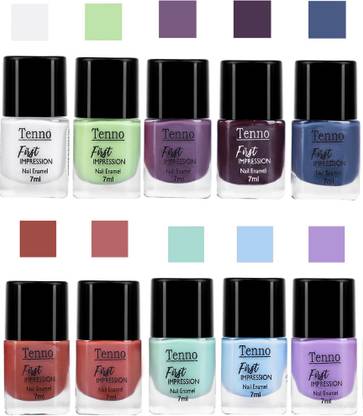 tenno FIRST IMPRESSION NAIL POLISH COMBO-X1 MULTICOLOR