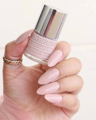 DeBelle Gel Nail lacquer Light Pink nail polish-8 ml Peony Blossom