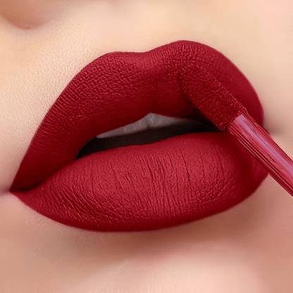 BellaBloom Maroon Matte Waterproof Lipstick Maroon