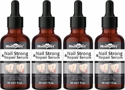 Mensport Nail Serum Boost Nail Strong & RRepair Nails Pack of 4 of 30ML Liquid