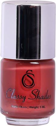 Classy Shades Glossy Quick Drying Nail Paint with High Shine Long Lasting Vibrant Nail Paint FROSTY WINE 015