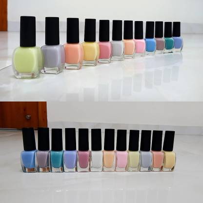 MISHAE Nail Polish 6ml Each Nudeshade Set, Long-Lasting, Chip-Resistant, Quick-Dry, Smooth Finish
