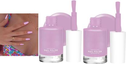 tanvi27 Quick Drying & One Swipe Application Long Lasting Nail Paint Combo Lavender