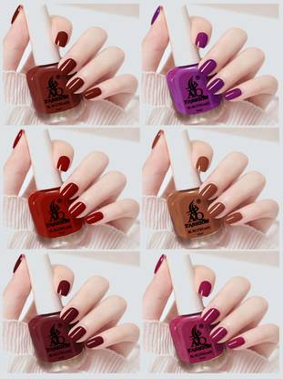 AQ FASHION Quick Drying Long Lasting High Shine Nail Polish For Women and Girl ,S117 Multicolor