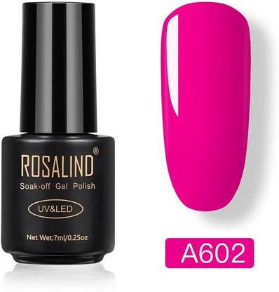 ROSALIND 7ML Vernis Fuscia Pink Neon Nail Gel (RL-7ml-A602) RL-7ml-A602