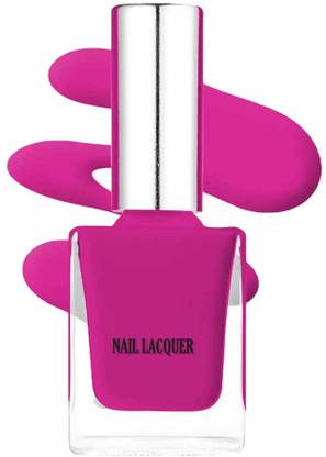 MYEONG Nail Lacquer, Glossy Finish Hot Pink Nail Polish Hot Pink