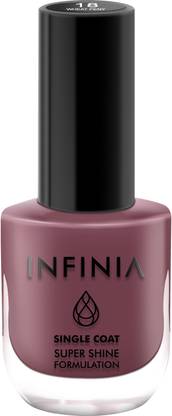INFINIA Wheat Penny - 018 Single Coat Nail Polish with Ultra High Gloss & Waterproof Wheat Penny - 018