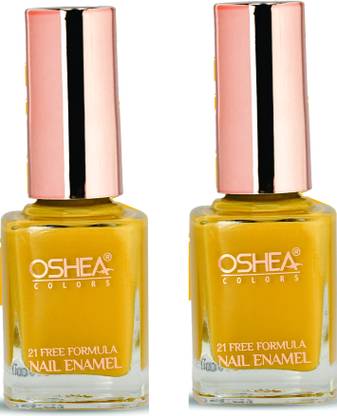 OSHEA Nail Enamel OCCUR YELLOW -92 Pack of 2 Multi
