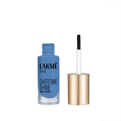 Lakmé 9 to 5 Primer + Gloss Nail Color Indigo Ink