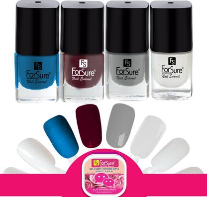 ForSure Trendy Premium Quick Dry Gel Nail Polish Nail Art Combo Pack (5ml Each)