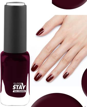 ADJD HD Colors High-Shine Long Lasting Non Toxic Nail Polish Maroon MAROON