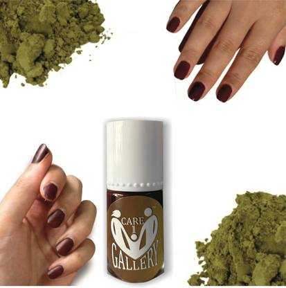 careone gallery Organics Natural Nail Henna | Vegan & Halal Mehendi Nail Polish Cherry Red