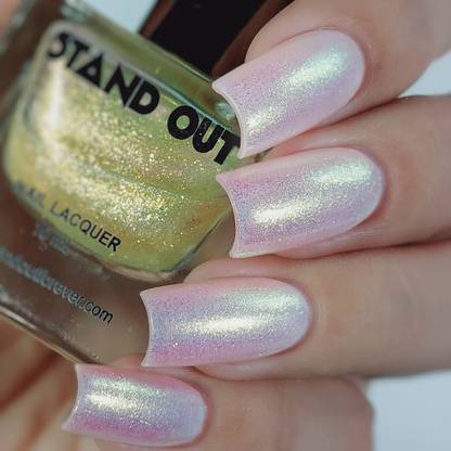 STAND OUT Multi Chrome Colour Changing Shimmer Iridescent Nail Polish Crystal Healing