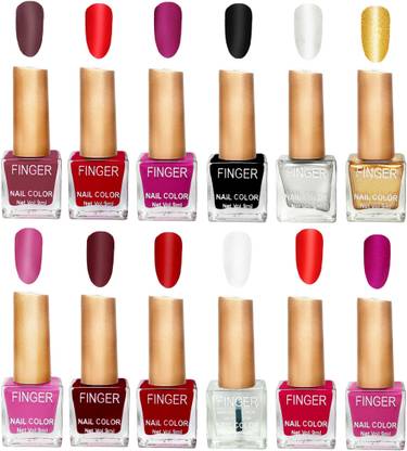 Finger Matte Nail Polish 9 ml Multicolor9.2