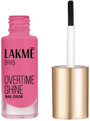 Lakmé 9 to 5 Primer + Gloss Nail Color Pink Pace