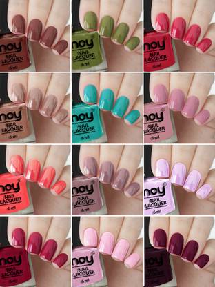 NOY Introducing Exclusive Line of Brilliant Affordable Shine Nail Polish Collection Multicolor