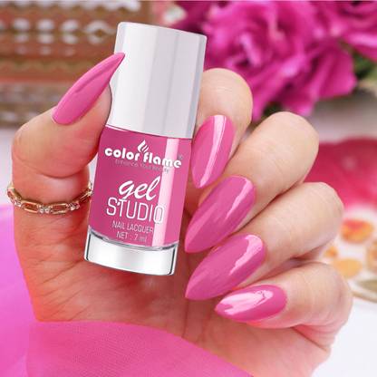 COLOR FLAME High Gloss, Quick Dry & Long Lasting100% Vegan & Cruelty Free Nail Polish French Pink