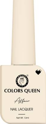 COLORS QUEEN Affair Matte Nail Lacquer, Chip Resisting, Long Lasting & Quick Dry Nail Polish 11 - Old Pearls