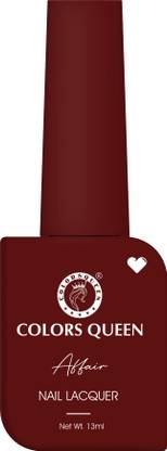 COLORS QUEEN Affair Matte Nail Lacquer, Chip Resisting, Long Lasting & Quick Dry Nail Polish 43 - Red Carpet