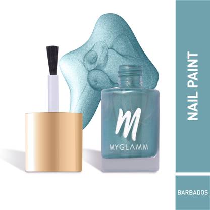 MyGlamm WANDURLUST MATT CHROME NAIL PAINT BARBADOS Blue