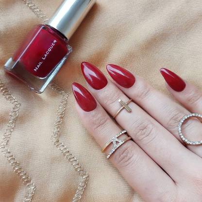 EVERERIN Ultra Long Lasting Chip Resistant Nail Polish Maroon