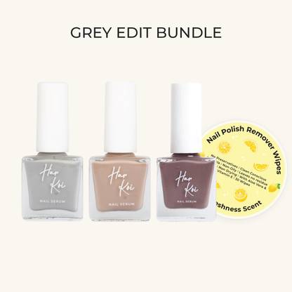 Harkoi Nail Polish Bundle Grey Edit