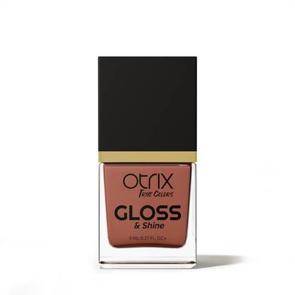 Otrix True Colors Gloss & Shine Nail Polish - Fiery Red|Quick Drying Fiery Red