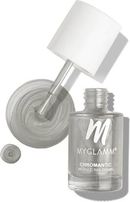 MyGlamm Chromantic Metallic Nail Enamel - Unicorn Dreams Silver