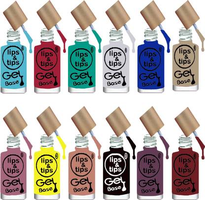 Lips & Tips New Look Matte Nail polish Set Multicolor
