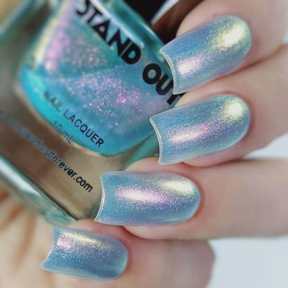 STAND OUT Multi Chrome Colour Changing Shimmer Iridescent Nail Polish Haute Hue
