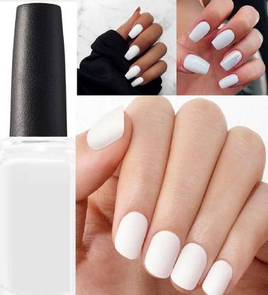 GFSU - GO FOR SOMETHING UNIQUE Professional Matte Finish White Nail Polish white