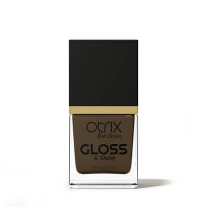 Otrix True Colors Gloss & Shine Nail Polish|Quick Drying |Long Lasting|21 Free Formula Rustic Red