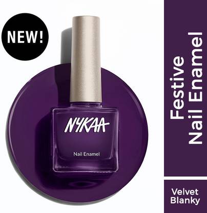 NYKAA Creme Nail Enamel - Velvet Blanky 452 Voilet