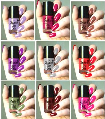 Fashion Bar New HD Shine Pastel Lowest price,Highest quality Nail Polish Set Multicolors