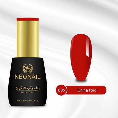 NEONAIL Premium UV Gel Nail Polish 15ml Soak-Off UV LED Cured Gel for DIY Nail Salon B36 China Red
