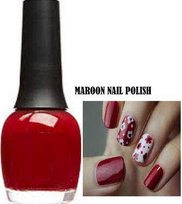 Luipui MAROON COLOR NAIL POLISH TRENDING NAIL PAINT MAROON