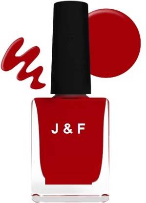 J & F Super Shine Matte Red Nail Paint Red - Price in India, Buy J & F