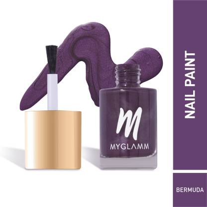 MyGlamm WANDURLUST MATT CHROME NAIL PAINT BERMUDA Purple