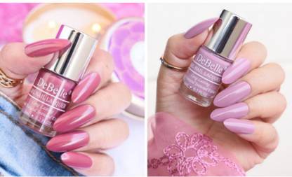 DeBelle Gel Nail Lacquers Combo of 2 (Poise Nicole & Glamorous Jessica)