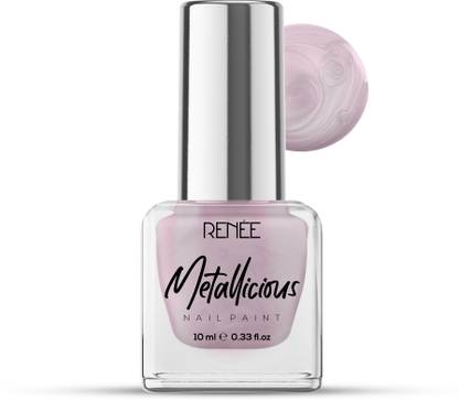 Renee Metallicious Nail Paint Light Chestnut | Chip Resisting Formula with High Shine Light Chestnut