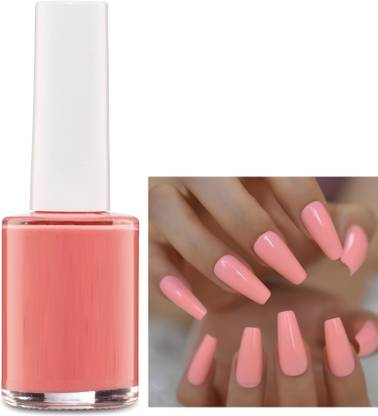 HUZURLU vibrant colour offers your nails a stylish appeal PEACH