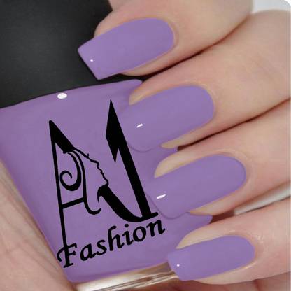 A1Fashion New Pastel HD Shine Color Purple Nail Polish Purple