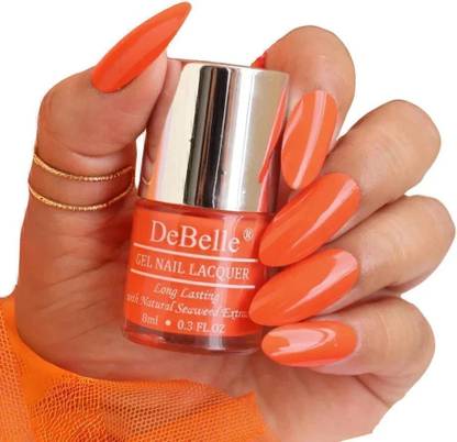 DeBelle Gel Nail Lacquer Dusty Orange Nail Polish- Apricot Brulee