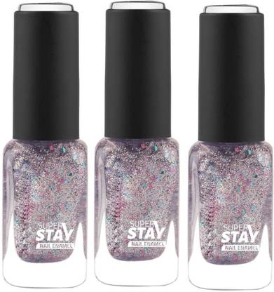 imelda GLITTER NAIL POLISH PACK GLITTER TRANSPARENT