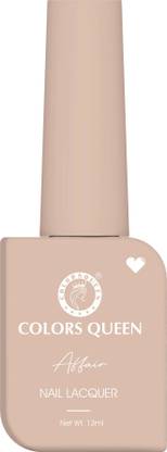 COLORS QUEEN Affair Matte Nail Lacquer, Chip Resisting, Long Lasting & Quick Dry Nail Polish 51 - Soft Amber