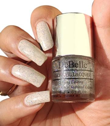 DeBelle Gel Nail Lacquer Top Coat Nail polish- 8ml Shimmer Top Coat