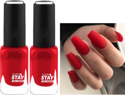 Emijun COMBO liight matte red Non Toxic Professional Nail Polish liight matte red light matte red
