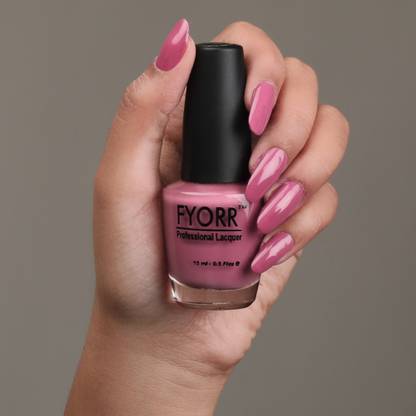 FYORR Mauve Purple Nail Polish Long Lasting Smooth Finish Nail Enamel (15ML) (Mauve Nail)