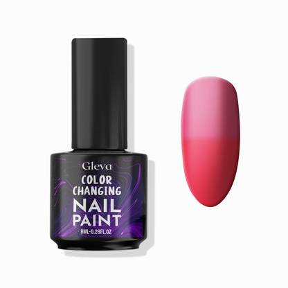 Gleva Colour Changing Gel Nail Polish Mood Temperature Long-Lasting for Salon Home 002-RT0036