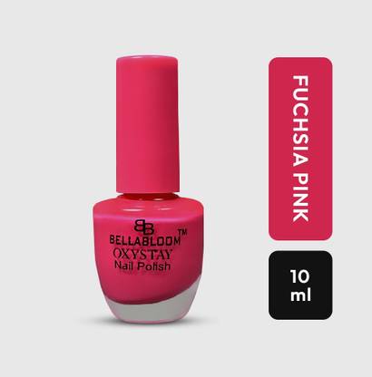 BellaBloom Fucia Nialpolish /Long-Lasting & Premium Look pink